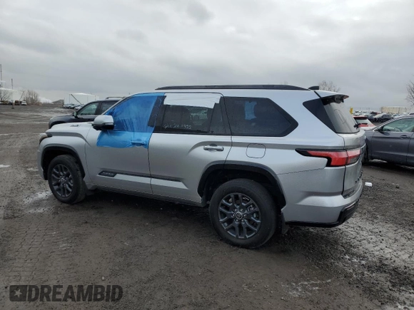 2023 Toyota Sequoia SR5 with VIN 7SVAAABA5PX010835, listed as a Copart auction lot 83082604 with 45,129 mi miles and Salvage Title. Bid and sale history available at carsss.com. Image 2.