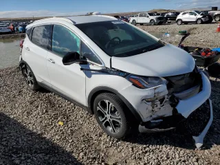 2018 Chevrolet Bolt EV Premier with VIN 1G1FX6S01J4118468, listed as a Copart auction lot 46713165 with 158,363 mi miles and Salvage Title. Bid and sale history available at carsss.com. Image 4.