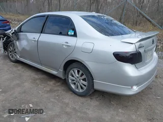 2009 Toyota Corolla with VIN 2T1BU40E69C123823, listed as a IAAI auction lot 42079964 with 204,124 mi miles. Bid and sale history available at carsss.com. Image 3.