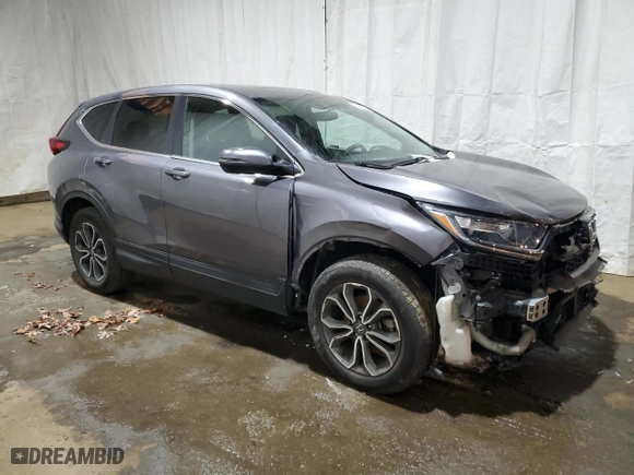 2022 Honda CR-V EX with VIN 5J6RW2H52NA006590, listed as a Copart auction lot 87820855 with 77,111 mi miles and Salvage Title. Bid and sale history available at carsss.com. Image 4.