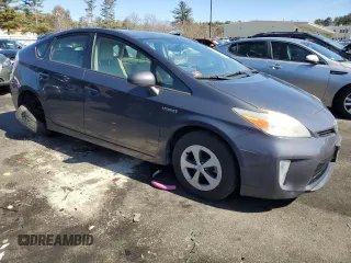 2013 Toyota Prius One with VIN JTDKN3DU8D5662863, listed as a Copart auction lot 48520015 with 87,596 mi miles and Clean Title. Bid and sale history available at DreamBid. Image 4.