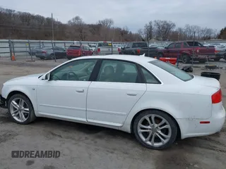 2008 Audi A4 2.0T with VIN WAUDF78E58A046158, listed as a IAAI auction lot 41510500 with 103,664 mi miles and . Bid and sale history available at DreamBid. Image 14.