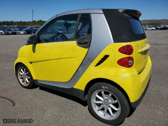 2008 Smart fortwo Passion with VIN WMEEK31X58K124103, listed as a Copart auction lot 51412695 with 16,216 mi miles and Salvage Title. Bid and sale history available at carsss.com. Image 2.