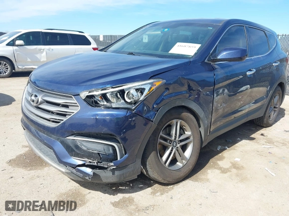 2017 Hyundai Santa Fe Sport 2.4L with VIN 5XYZT3LBXHG491583, listed as a IAAI auction lot 41687859 with 77,279 mi miles. Bid and sale history available at carsss.com. Image 6.