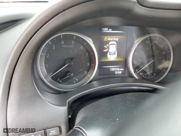 2019 Infiniti Q50 3.0t LUXE with VIN JN1EV7AP8KM512633, listed as a Copart auction lot 47567594 with 138,436 mi miles and Salvage Title. Bid and sale history available at carsss.com. Image 9.