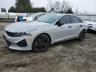 2022 Kia K5 GT-Line z VIN 5XXG64J28NG152490, wystawiony jako Copart lot #86335464 z przebiegiem 56 197 mil mil oraz Szkody całkowita. Historia ofert i sprzedaży dostępna na DreamBid. Obrazek 1.