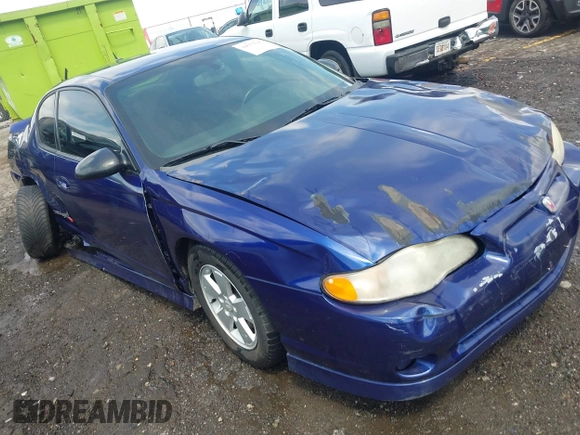 2005 Chevrolet Monte Carlo SS Supercharged z VIN 2G1WZ121259207846, wystawiony jako IAAI lot #39557636 z przebiegiem 192 811 mil mil oraz . Historia ofert i sprzedaży dostępna na DreamBid. Obrazek 1.
