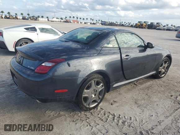 2008 Lexus SC 430 with VIN JTHFN45Y389018533, listed as a Copart auction lot 74909164 with Not provided miles and Non repairable. Bid and sale history available at DreamBid. Image 3.
