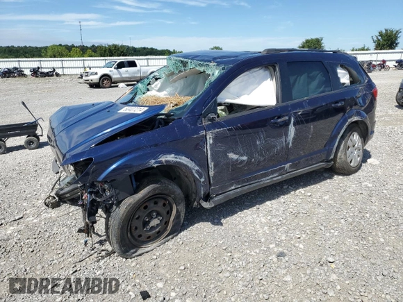 2018 Dodge Journey SE with VIN 3C4PDCAB8JT382027, listed as a Copart auction lot 60407214 with Not Provided miles and Non Repairable. Bid and sale history available at carsss.com. Image 1.