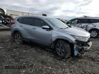 2018 Honda CR-V EX with VIN 7FARW1H59JE001537, listed as a Copart auction lot 80751724 with 73,294 mi miles and Salvage Title. Bid and sale history available at carsss.com. Image 4.