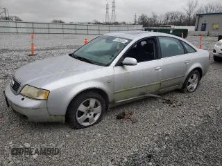 2001 Audi A6 with VIN WAUED64B11N032711, listed as a Copart auction lot 85859864 with 89,852 mi miles and Salvage Title. Bid and sale history available at carsss.com. Image 1.