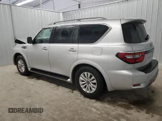 2023 Nissan Armada SV with VIN JN8AY2AD8P9690973, listed as a Copart auction lot 41570965 with 41,414 mi miles and Salvage title. Bid and sale history available at DreamBid. Image 2.