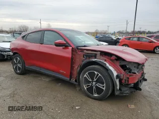 2021 Ford Mustang Mach-E Select with VIN 3FMTK1SS1MMA36483, listed as a Copart auction lot 44594675 with 43,297 mi miles and Salvage Title. Bid and sale history available at DreamBid. Image 4.