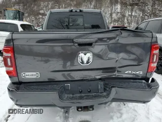 2023 Ram 2500 Longhorn with VIN 3C6UR5GL0PG509393, listed as a Copart auction lot 44951365 with 0 mi miles and Salvage Title. Bid and sale history available at carsss.com. Image 6.