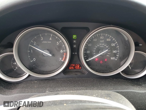 2012 Mazda 6 i Sport with VIN 1YVHZ8BH8C5M04045, listed as a Copart auction lot 60574725 with 178,156 mi miles and Non repairable. Bid and sale history available at DreamBid. Image 9.