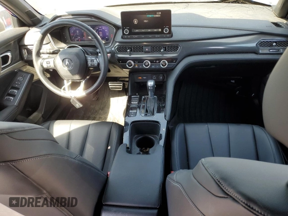 2023 Acura Integra w/A-Spec Package with VIN 19UDE4H38PA007485, listed as a Copart auction lot 71814614 with 13,992 mi miles and Salvage Title. Bid and sale history available at carsss.com. Image 8.