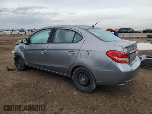 2017 Mitsubishi Mirage ES z VIN ML32F3FJ4HHF12498, wystawiony jako Copart lot #51425835 z przebiegiem 70 800 mil mil oraz Szkody całkowita. Historia ofert i sprzedaży dostępna na DreamBid. Obrazek 2.
