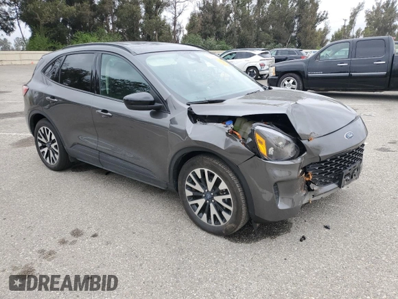 2020 Ford Escape SE Sport Hybrid with VIN 1FMCU0BZ7LUB70460, listed as a Copart auction lot 55623925 with 63,550 mi miles and Salvage title. Bid and sale history available at DreamBid. Image 4.