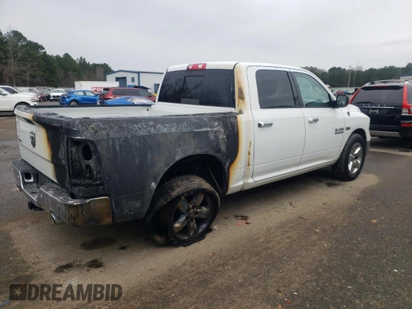 2016 Ram 1500 Big Horn with VIN 3C6RR6LT7GG300993, listed as a Copart auction lot 88997555 with 107,913 mi miles and Salvage Title. Bid and sale history available at carsss.com. Image 3.