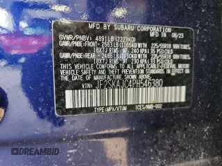 2023 Subaru Forester Special Sports with VIN JF2SKAJC4PH546380, listed as a Copart auction lot 63679195 with 40,517 mi miles and Salvage title. Bid and sale history available at DreamBid. Image 13.