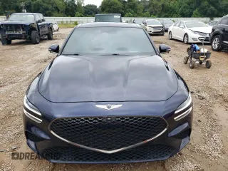2023 Genesis G70 3.3T with VIN KMTG54TE1PU106024, listed as a Copart auction lot 70501604 with 24,470 mi miles and Salvage Title. Bid and sale history available at DreamBid. Image 5.