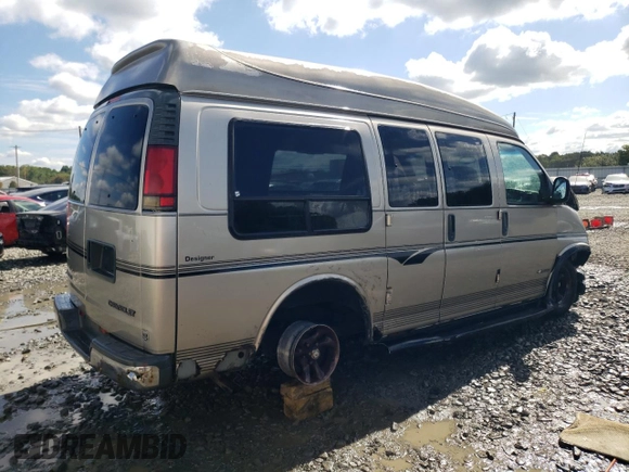 2002 Chevrolet Express z VIN 1GBFG15R521239354, wystawiony jako Copart lot #72501904 z przebiegiem 192 094 mil mil oraz Szkoda całkowita • Salvage title. Historia ofert i sprzedaży dostępna na DreamBid. Obrazek 3.