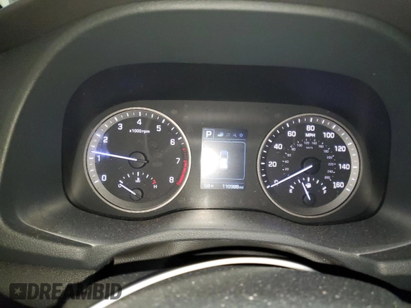 2017 Hyundai Tucson Sport with VIN KM8J3CA25HU534186, listed as a Copart auction lot 52207315 with 110,988 mi miles and Salvage Title. Bid and sale history available at DreamBid. Image 9.