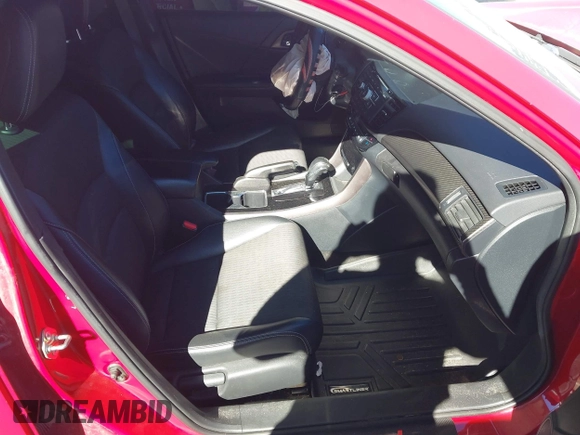 2016 Honda Accord Sport with VIN 1HGCR2F55GA137054, listed as a IAAI auction lot 41758711 with 106,922 mi miles and . Bid and sale history available at DreamBid. Image 5.