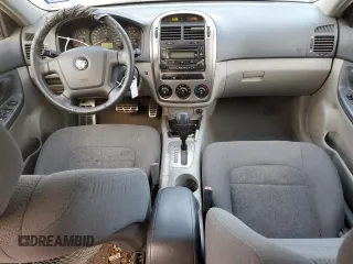 2005 Kia Spectra with VIN KNAFE161255088283, listed as a Copart auction lot 73654744 with 169,947 mi miles and Salvage Title. Bid and sale history available at carsss.com. Image 8.