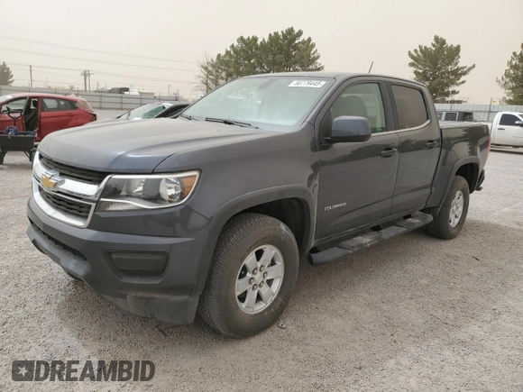 2017 Chevrolet Colorado 2WD WT with VIN 1GCGSBEN7H1319426, listed as a Copart auction lot 56779445 with 1,075 mi miles and Clean title. Bid and sale history available at DreamBid. Image 1.