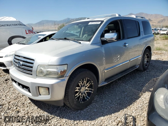2005 Infiniti QX56 with VIN 5N3AA08CX5N808563, listed as a Copart auction lot 69143404 with 0 mi miles and Clean Title. Bid and sale history available at carsss.com. Image 1.