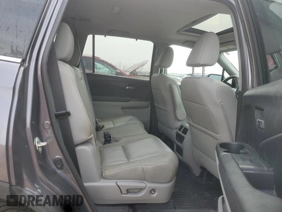 2020 Honda Pilot EX-L with VIN 5FNYF5H57LB006558, listed as a Copart auction lot 55172095 with 58,863 mi miles and Salvage title. Bid and sale history available at DreamBid. Image 11.