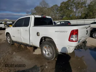 2020 Ram 1500 Big Horn with VIN 1C6RREBG8LN107736, listed as a Copart auction lot 86060394 with 86,627 mi miles and Salvage Title. Bid and sale history available at carsss.com. Image 2.