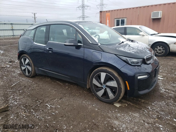 2018 BMW i3 with VIN WBY7Z4C52JVC34701, listed as a Copart auction lot 37128813 with 37,523 mi miles. Bid and sale history available at carsss.com. Image 4.