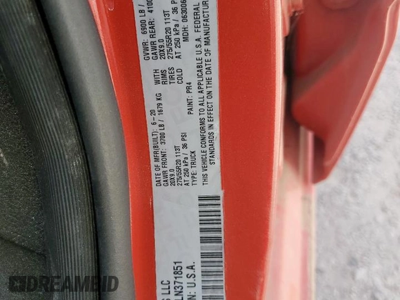 2020 Ram 1500 Big Horn с VIN 1C6RREFT2LN371851, выставлен на аукционе Copart как лот 56114675 с пробегом Не указан миль и Списание • Salvage title. История ставок и продаж доступна на DreamBid. Изображение 12.