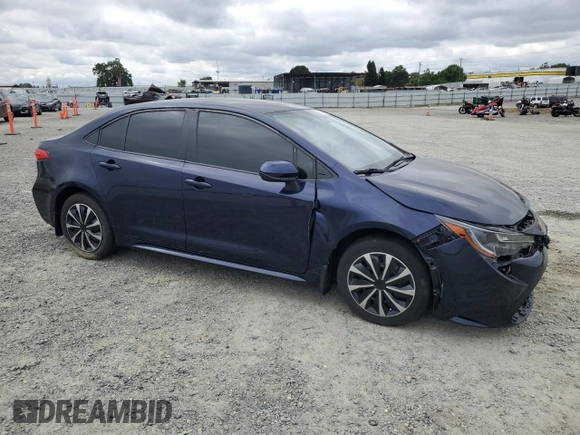 2020 Toyota Corolla LE with VIN JTDEPRAE9LJ052757, listed as a Copart auction lot 53683115 with 82,223 mi miles and Salvage Title. Bid and sale history available at carsss.com. Image 4.