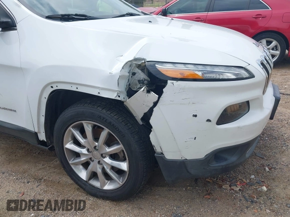 2014 Jeep Cherokee Limited with VIN 1C4PJLDB2EW173127, listed as a IAAI auction lot 42413180 with 107,871 mi miles and . Bid and sale history available at DreamBid. Image 19.