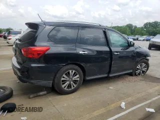 2018 Nissan Pathfinder SV with VIN 5N1DR2MM2JC625673, listed as a Copart auction lot 60851035 with 120,790 mi miles and Salvage title. Bid and sale history available at DreamBid. Image 3.