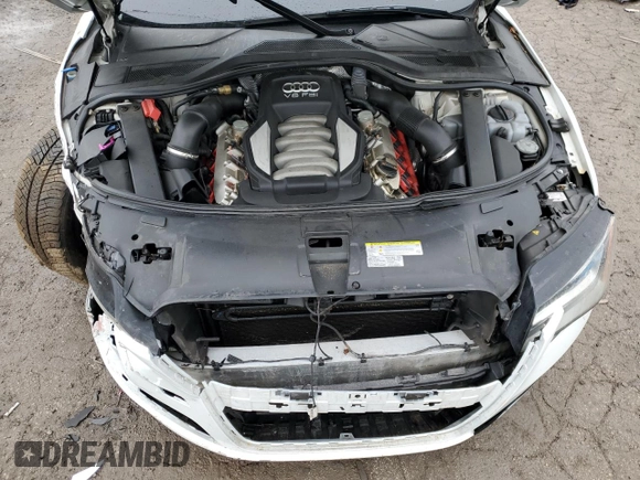 2012 Audi A8 с VIN WAUAVAFD0CN036751, выставлен на аукционе Copart как лот 86383784 с пробегом 96 658 миль миль и Списание • Salvage title. История ставок и продаж доступна на DreamBid. Изображение 11.
