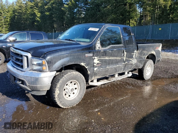 2003 Ford Super Duty F-250 XL with VIN 1FTNX21F13EA15310, listed as a Copart auction lot 43876065 with 162,227 mi miles and Salvage Title. Bid and sale history available at carsss.com. Image 1.