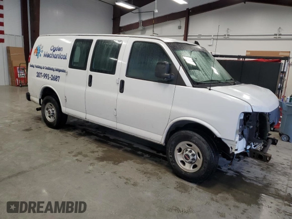 2020 GMC Savana Cargo z VIN 1GTW7AFG0L1217675, wystawiony jako Copart lot #78230534 z przebiegiem 91 543 mil mil oraz Szkoda całkowita • Salvage title. Historia ofert i sprzedaży dostępna na DreamBid. Obrazek 4.