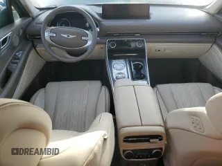 2022 Genesis GV80 Advanced Plus with VIN KMUHCESC3NU075805, listed as a Copart auction lot 64077985 with 29,544 mi miles and Salvage title. Bid and sale history available at DreamBid. Image 8.