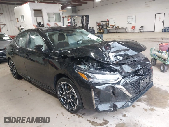 2025 Nissan Sentra SR with VIN 3N1AB8DV2SY306941, listed as a IAAI auction lot 42194726 with 2,509 mi miles and . Bid and sale history available at DreamBid. Image 13.