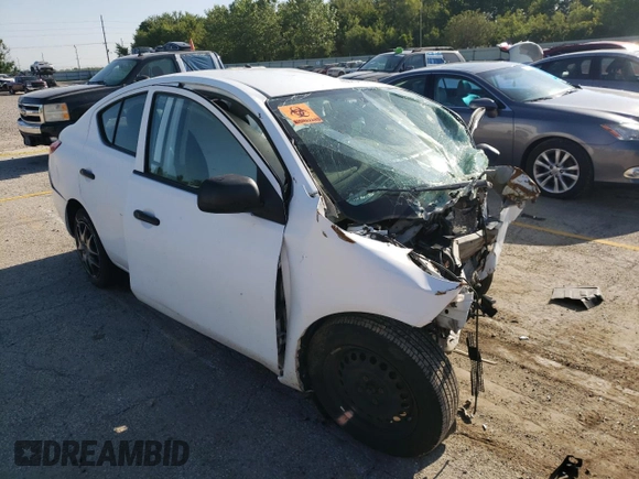2012 Nissan Versa SV with VIN 3N1CN7AP6CL821648, listed as a Copart auction lot 63404034 with 0 mi miles and Salvage Title. Bid and sale history available at carsss.com. Image 4.
