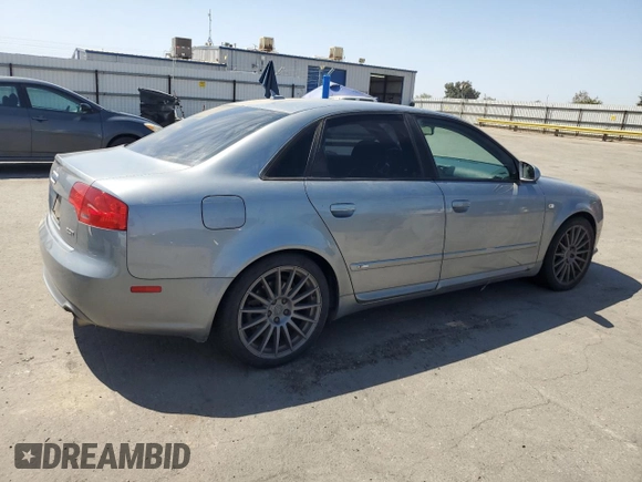 2007 Audi A4 2.0T with VIN WAUBF78E47A040664, listed as a Copart auction lot 69429114 with 123,204 mi miles and Salvage Title. Bid and sale history available at carsss.com. Image 3.