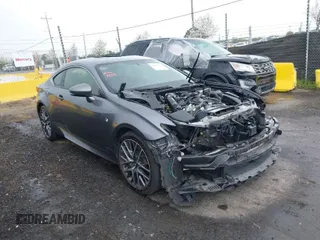 2017 Lexus RC with VIN JTHHE5BC9H5017580, listed as a IAAI auction lot 41901178 with 105,221 mi miles. Bid and sale history available at carsss.com. Image 1.