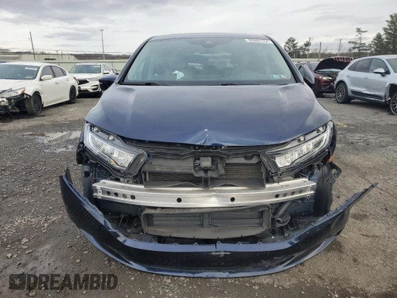 2023 Honda Odyssey EX-L with VIN 5FNRL6H69PB059019, listed as a Copart auction lot 85905154 with 33,091 mi miles and Salvage Title. Bid and sale history available at carsss.com. Image 5.