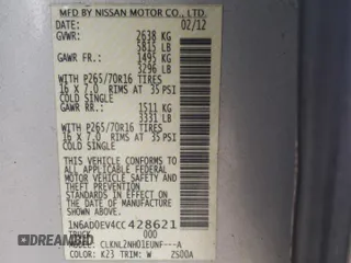 2012 Nissan Frontier SV z VIN 1N6AD0EV4CC428621, wystawiony jako Copart lot #43796295 z przebiegiem 123 335 mil mil oraz Szkoda całkowita • Salvage title. Historia ofert i sprzedaży dostępna na DreamBid. Obrazek 14.