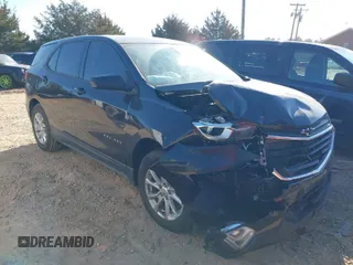 2019 Chevrolet Equinox LS with VIN 2GNAXHEV8K6273238, listed as a IAAI auction lot 41613394 with 88,576 mi miles. Bid and sale history available at carsss.com. Image 1.