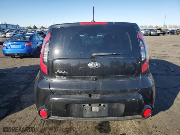 2015 Kia Soul ! with VIN KNDJX3A56F7201395, listed as a Copart auction lot 43058995 with 138,971 mi miles and Salvage Title. Bid and sale history available at carsss.com. Image 6.